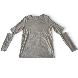 Fabletics Women's Long Sleeve Light Pink Lightweight Athletic Top Size M